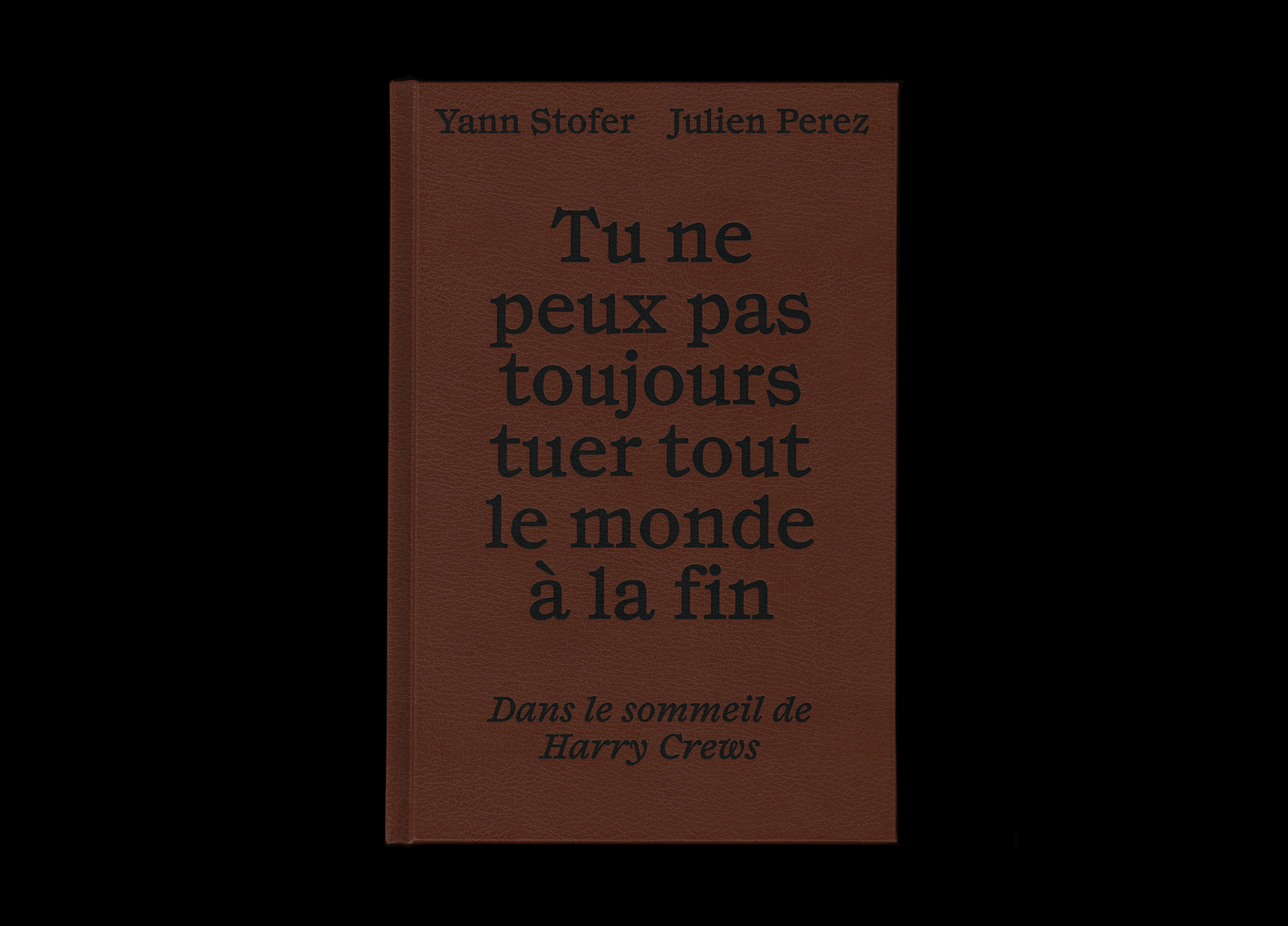 Dans le sommeil d'Harry Crews de Yann Stofer et Julien Perez - LeMégot éditions - couverture